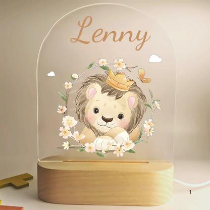 Kids Personalized Night Lamp with Soft LED Glow