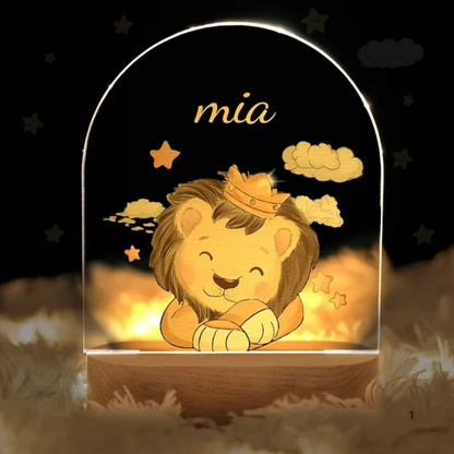 Kids Personalized Night Lamp with Soft LED Glow