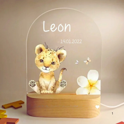 Kids Personalized Night Lamp with Soft LED Glow