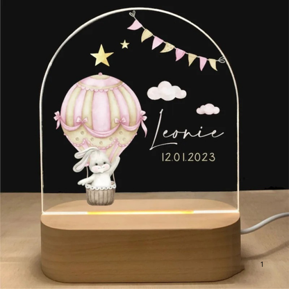 Kids Personalized Night Lamp with Soft LED Glow