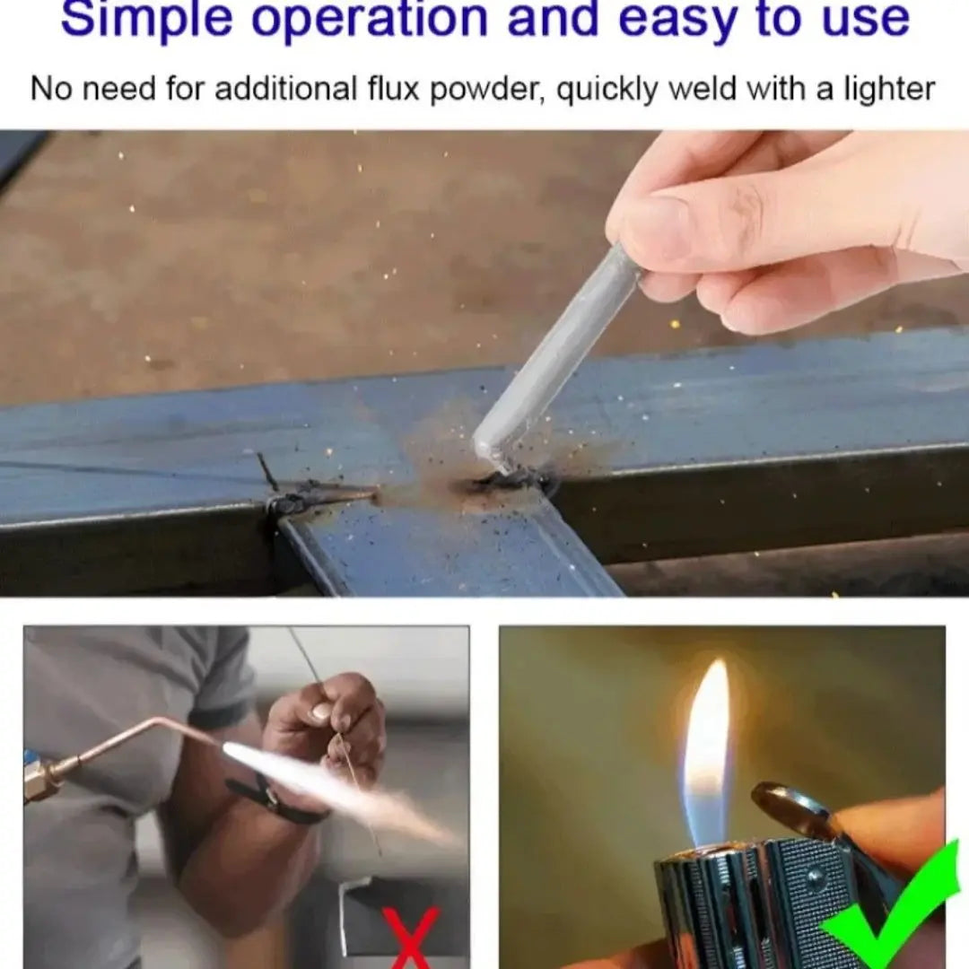 Easy Metal Fix Welding Rod Kit (3 Pieces)