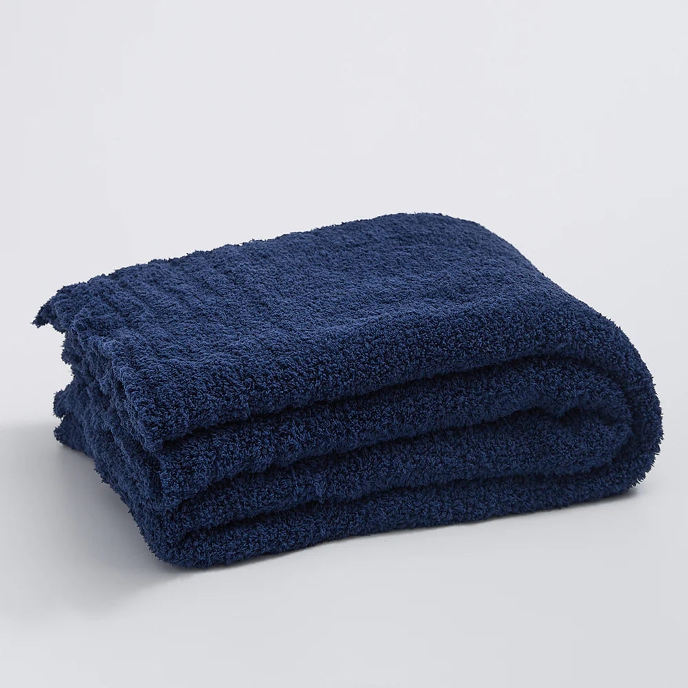 Plush Microfiber Throw Blanket – Soft Cozy Home Accent - Cofik