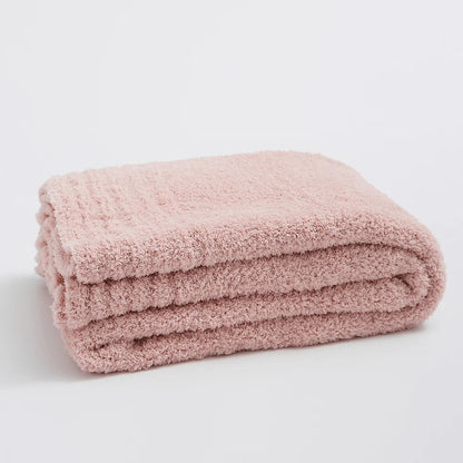 Plush Microfiber Throw Blanket – Soft Cozy Home Accent