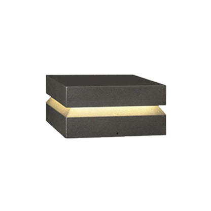 Contemporary Garden Square Post Lamp