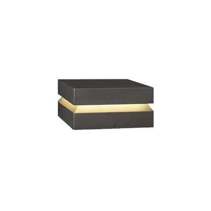 Contemporary Garden Square Post Lamp