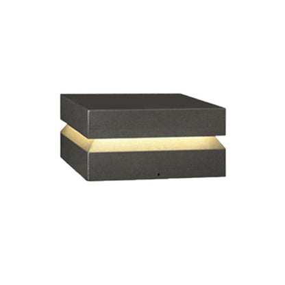 Contemporary Garden Square Post Lamp