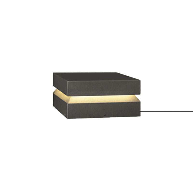 Contemporary Garden Square Post Lamp - Cofik