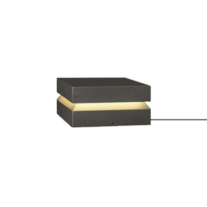 Contemporary Garden Square Post Lamp - Cofik