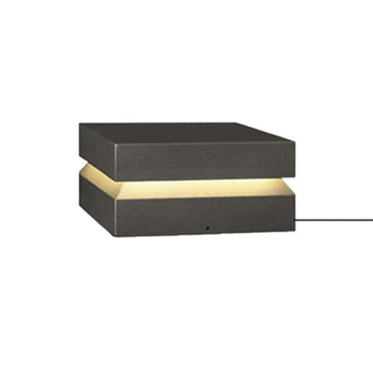 Contemporary Garden Square Post Lamp