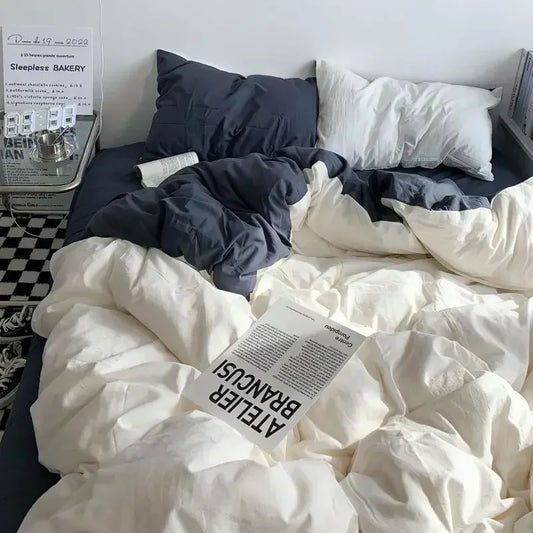Cozy Reversible Bed Sheet Set for Ultimate Sleeping Comfort - Cofik