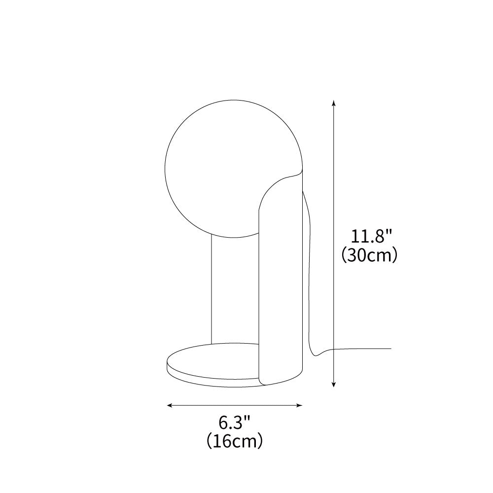 Tall Floor Column Table Lamp 6.3'