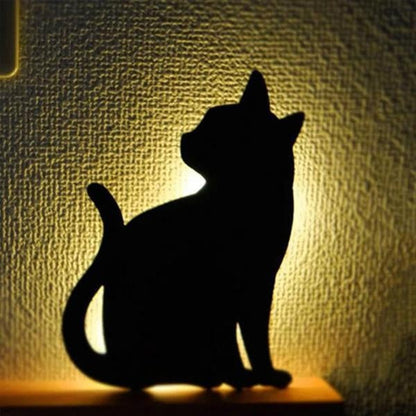 Fun Motion Sensor Cat Lamp