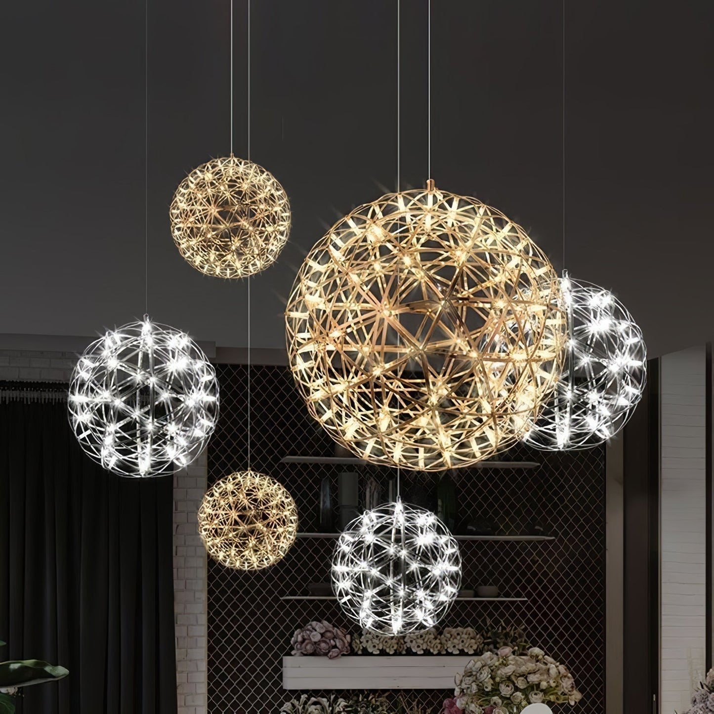 Luxury Crystal Drop Pendant Lighting