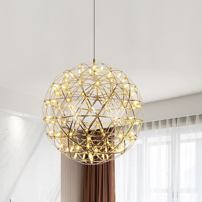 Shiny Crystal Pendant Drop Light Fixture