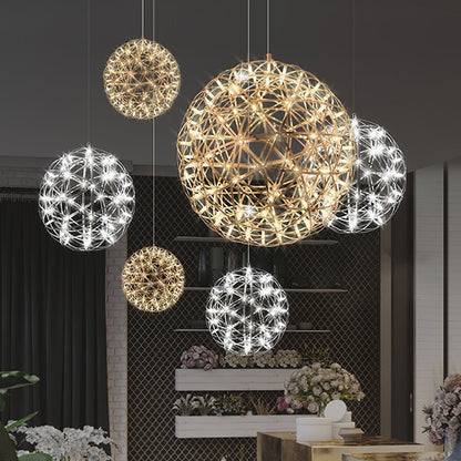 Shiny Crystal Pendant Drop Light Fixture