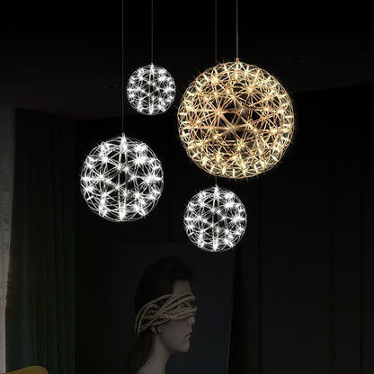 Shiny Crystal Pendant Drop Light Fixture