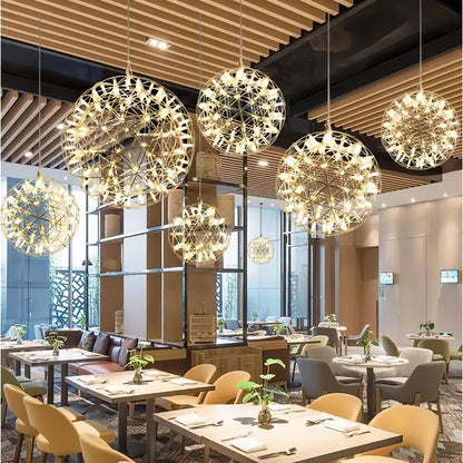 Shiny Crystal Pendant Drop Light Fixture