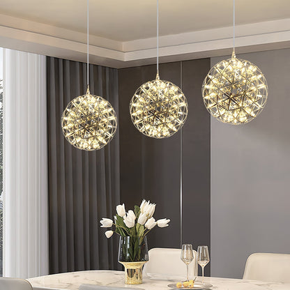 Shiny Crystal Pendant Drop Light Fixture