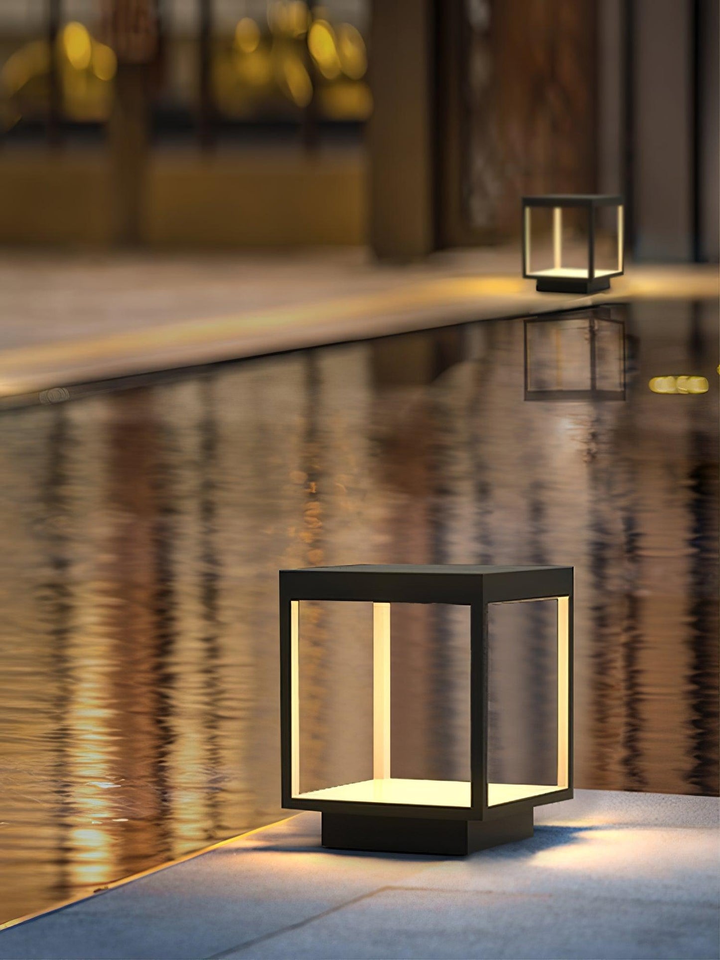 Classic Post Mount Outdoor Square Light