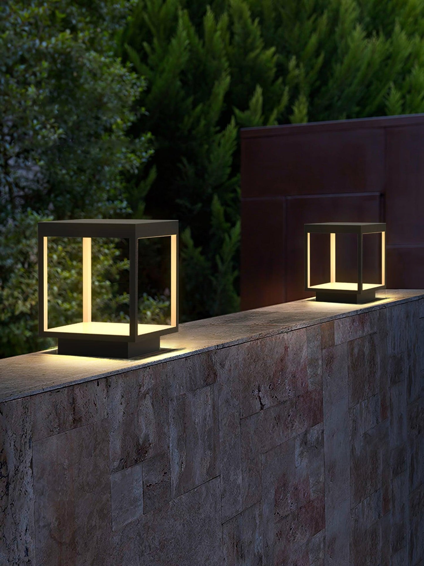 Classic Post Mount Outdoor Square Light