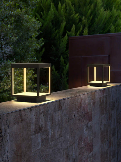 Classic Post Mount Outdoor Square Light