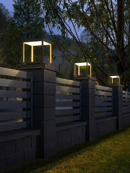 Classic Post Mount Outdoor Square Light