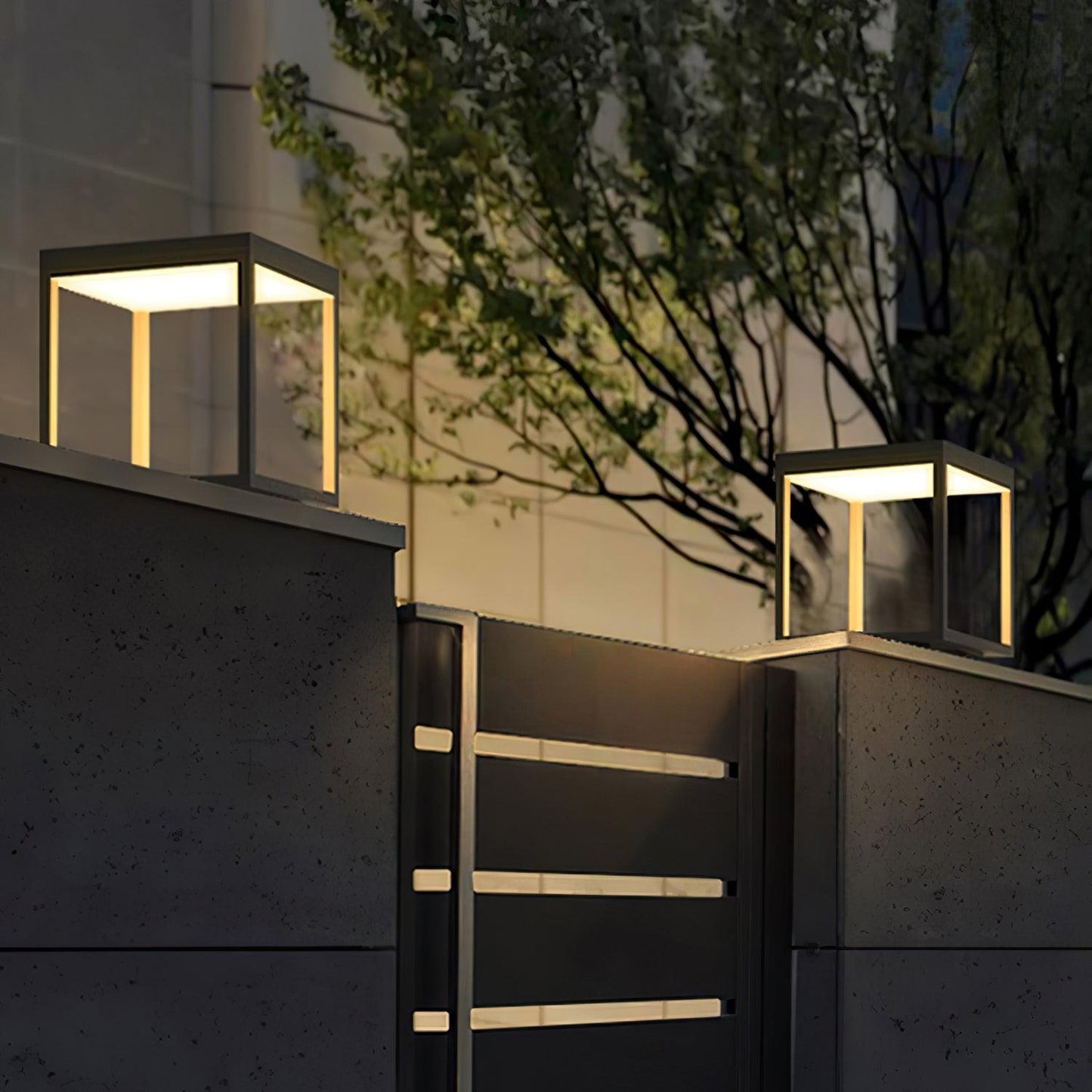 Classic Post Mount Outdoor Square Light