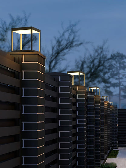 Classic Post Mount Outdoor Square Light