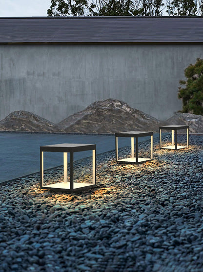 Classic Post Mount Outdoor Square Light