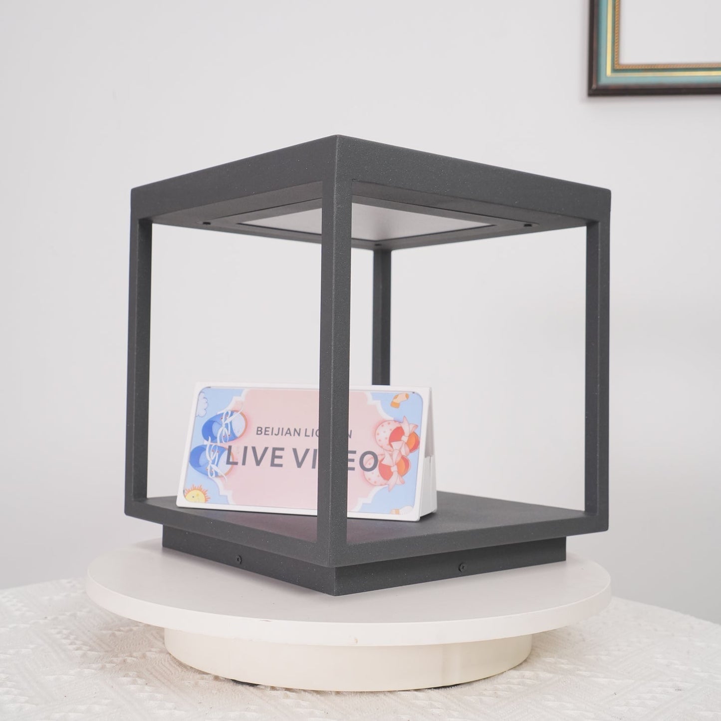 Classic Post Mount Outdoor Square Light