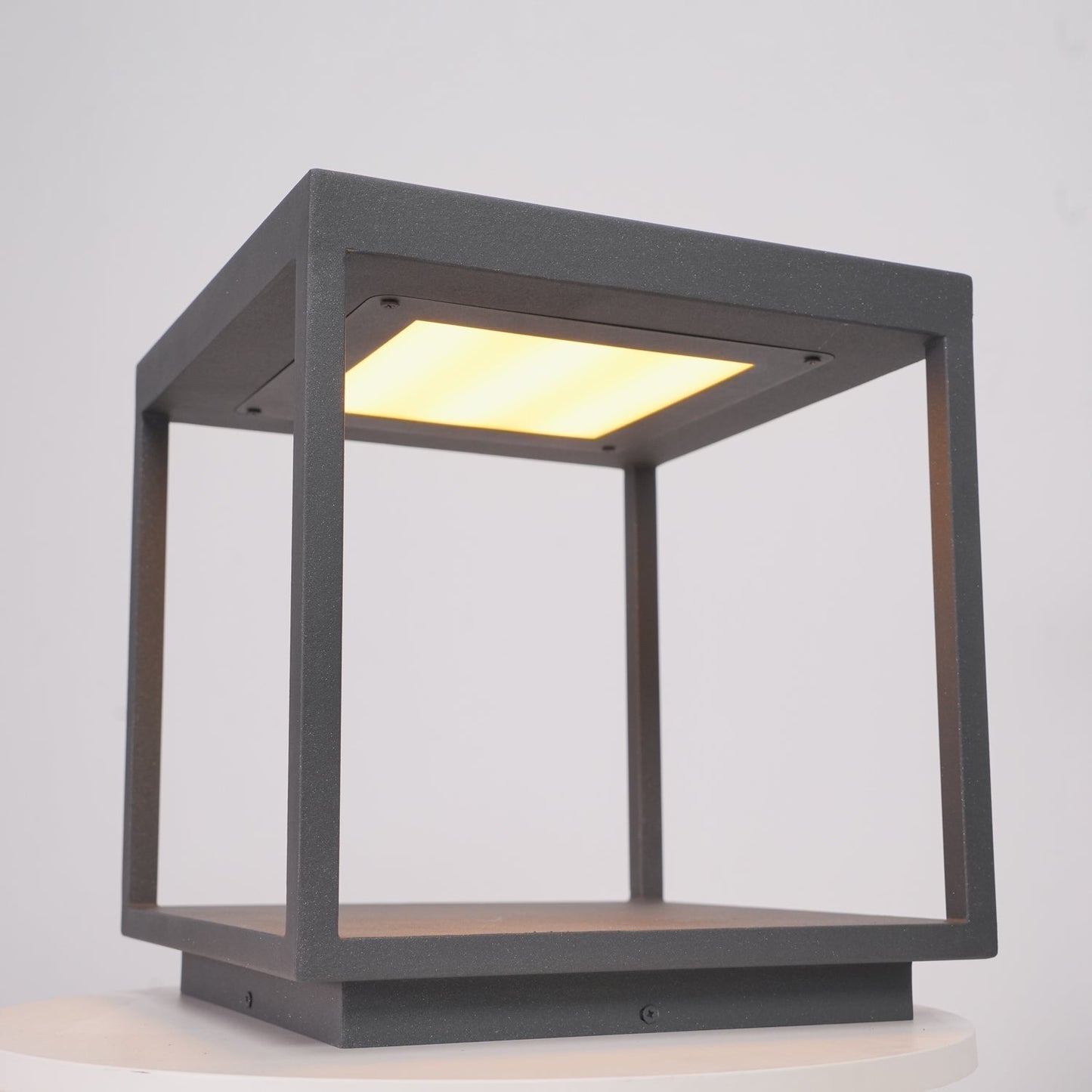 Classic Post Mount Outdoor Square Light