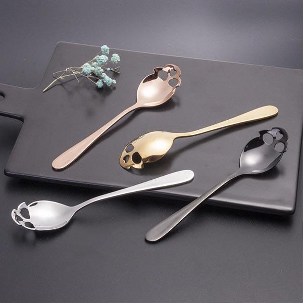Silver Tone Sugar Spoon