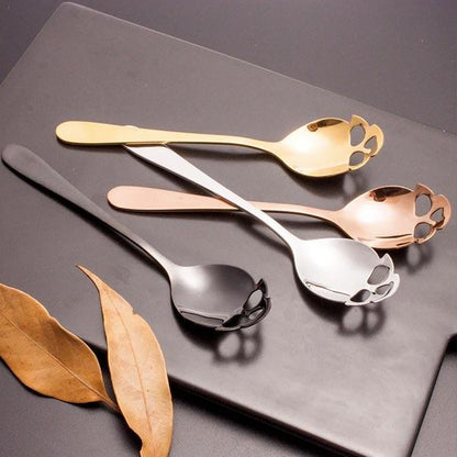 Silver Tone Sugar Spoon