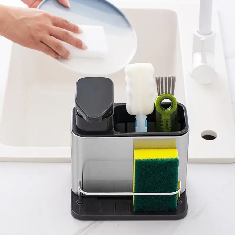 Modern Kitchen Sink Organizer & Soap Holder