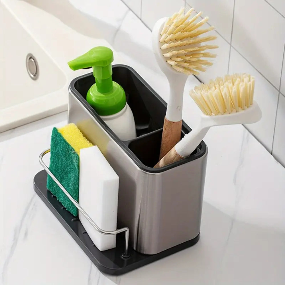 Modern Kitchen Sink Organizer & Soap Holder