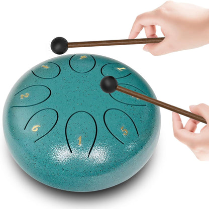 Relaxing Steel Drum Hand Pan Meditation Music Instrument