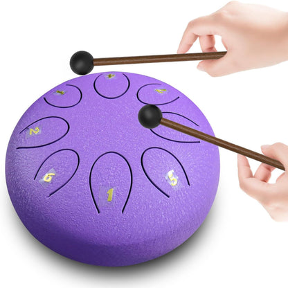 Relaxing Steel Drum Hand Pan Meditation Music Instrument