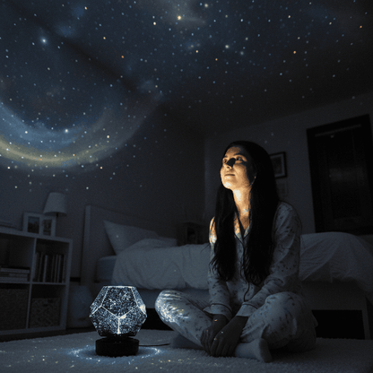 Cosmic Star Projector for Home Ambient Lighting