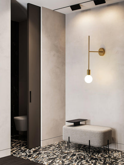Tall Modern Kick Step Wall Light