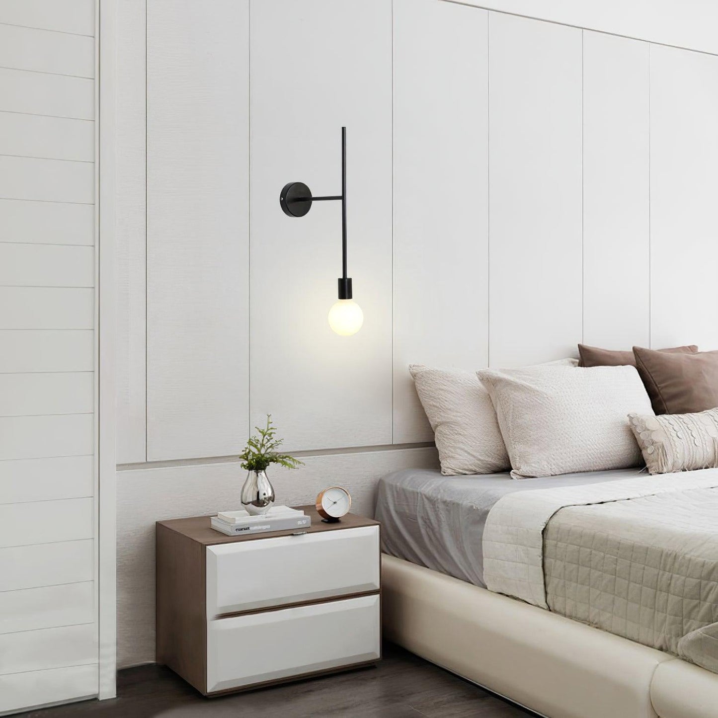 Tall Modern Kick Step Wall Light