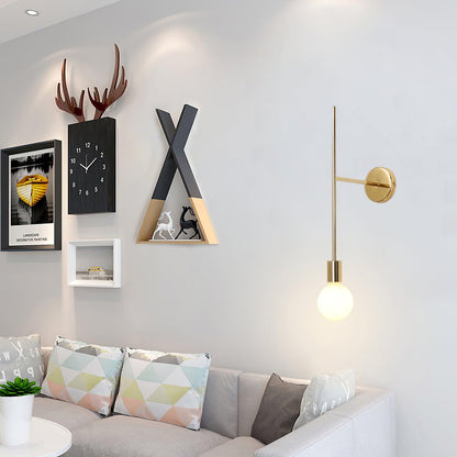Tall Modern Kick Step Wall Light