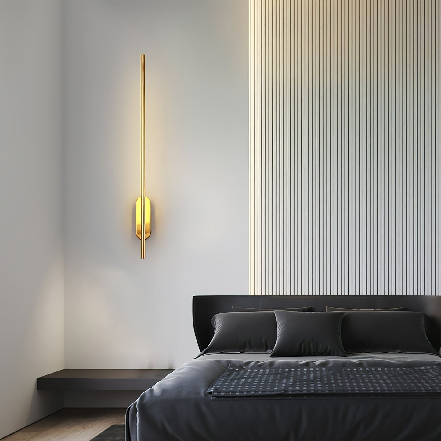 Slim LED Metal Wall Light Sconce