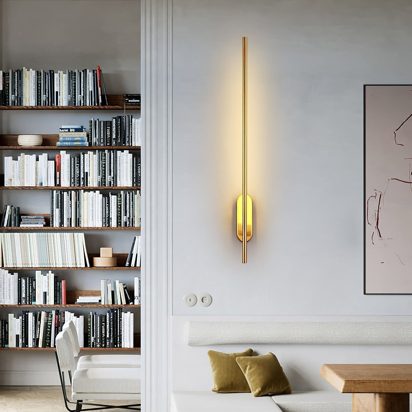 Slim LED Metal Wall Light Sconce