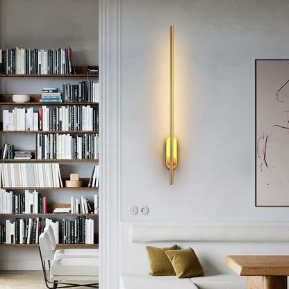 Slim LED Metal Wall Light Sconce