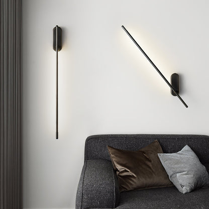 Slim LED Metal Wall Light Sconce