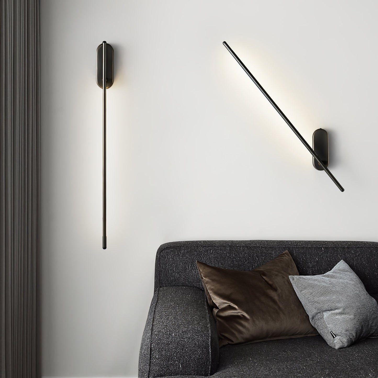 Slim LED Metal Wall Light Sconce