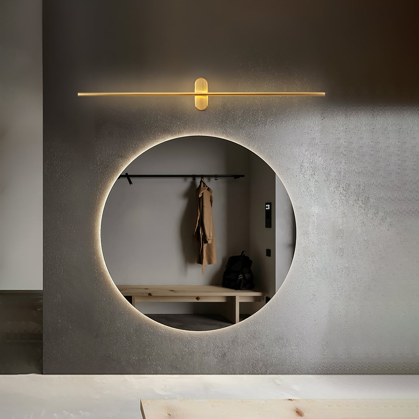 Slim LED Metal Wall Light Sconce