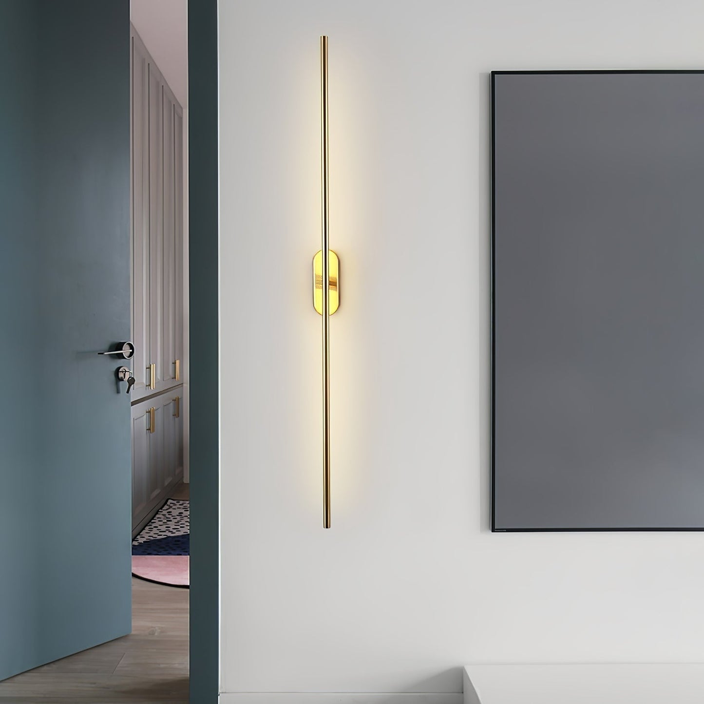 Slim LED Metal Wall Light Sconce