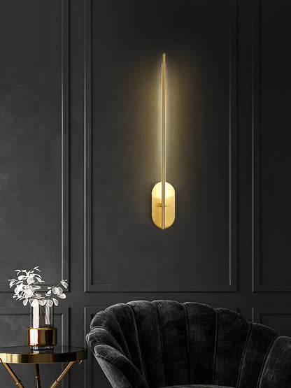 Slim LED Metal Wall Light Sconce