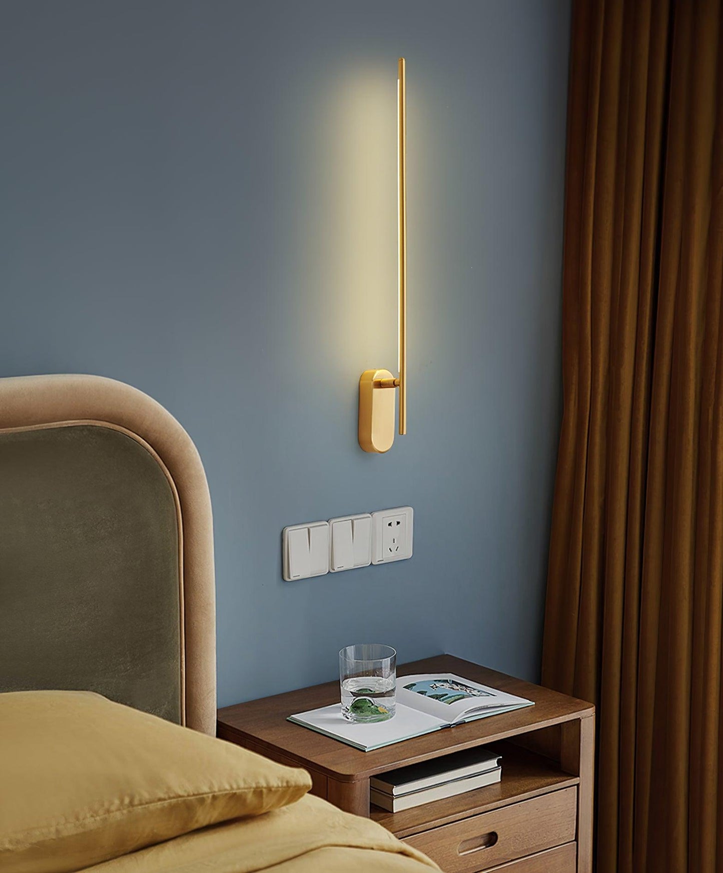 Slim LED Metal Wall Light Sconce